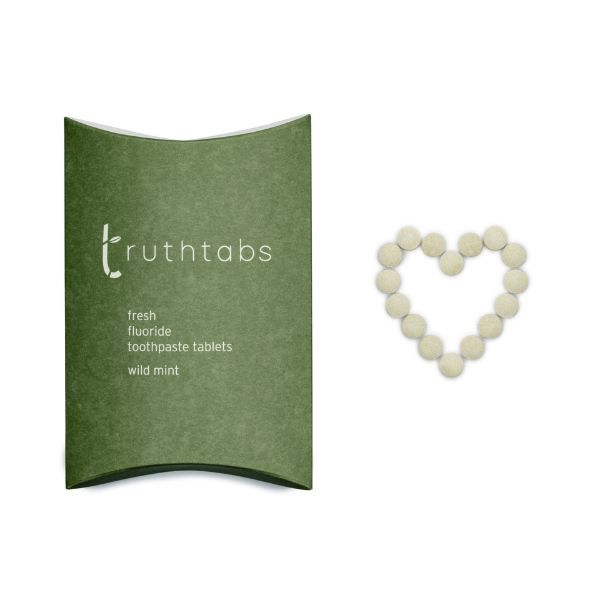 Truthtabs - Award Winning Wild Mint Toothpaste Tablets. Three Month Supply