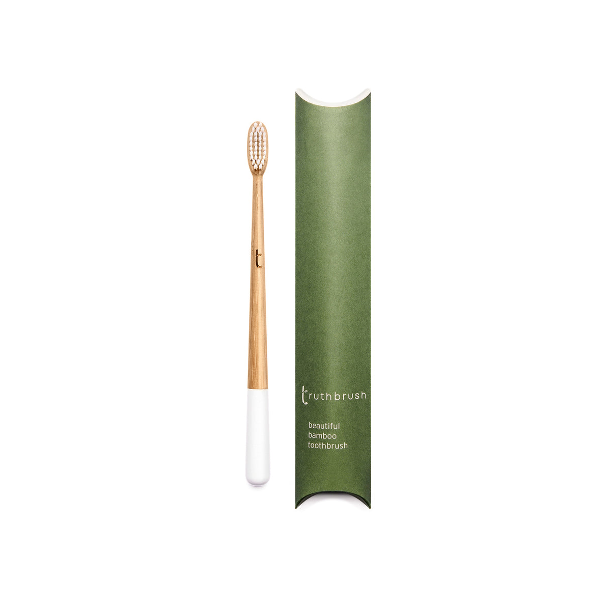 Truthbrush Cloud White Soft Bamboo Toothbrush