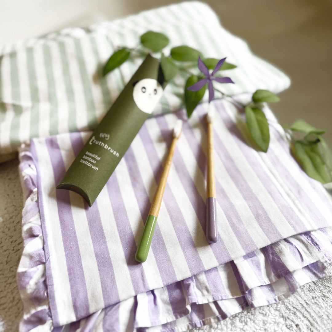 A years supply of the Tiny Truthbrush - beautiful bamboo toothbrush for children