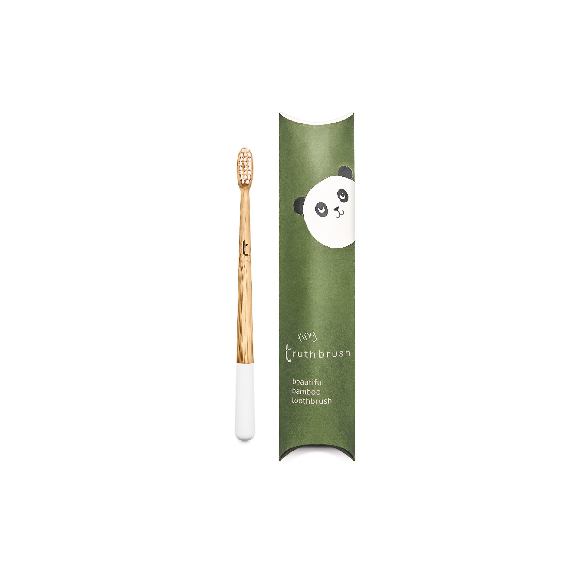 Truthbrush Tiny Bamboo Toothbrush for children - Cloud White