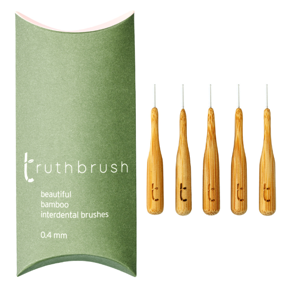 Truthbrush Bamboo Interdental Brushes Size Pink 0.4mm x 5